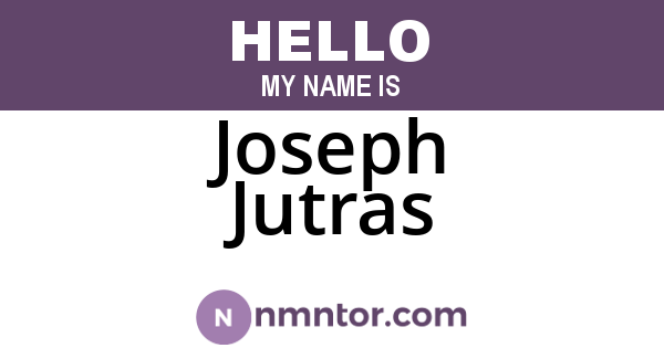 Joseph Jutras