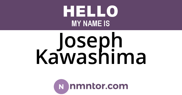 Joseph Kawashima
