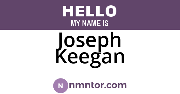 Joseph Keegan