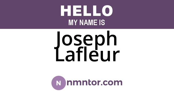 Joseph Lafleur