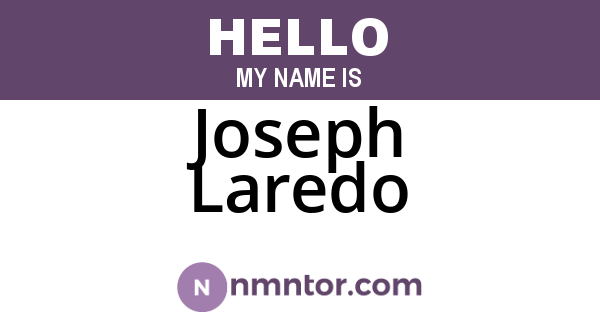 Joseph Laredo