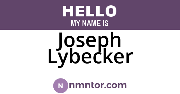 Joseph Lybecker