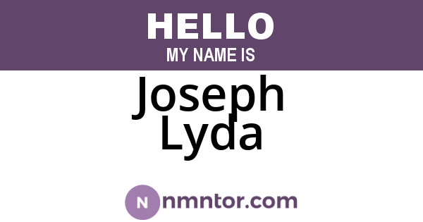 Joseph Lyda