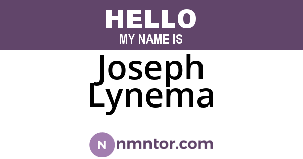Joseph Lynema