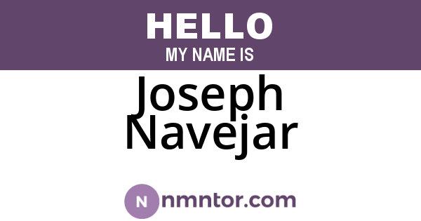 Joseph Navejar