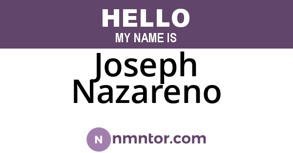 Joseph Nazareno