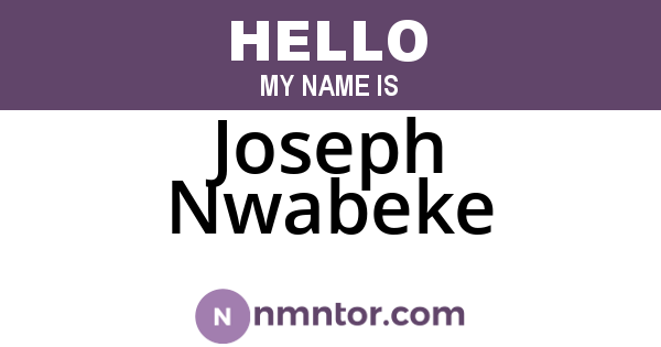 Joseph Nwabeke