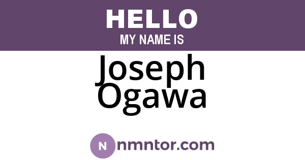 Joseph Ogawa