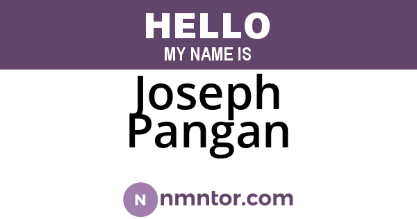Joseph Pangan