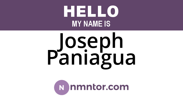 Joseph Paniagua