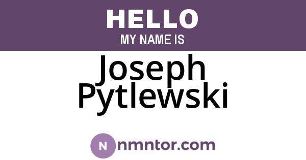 Joseph Pytlewski