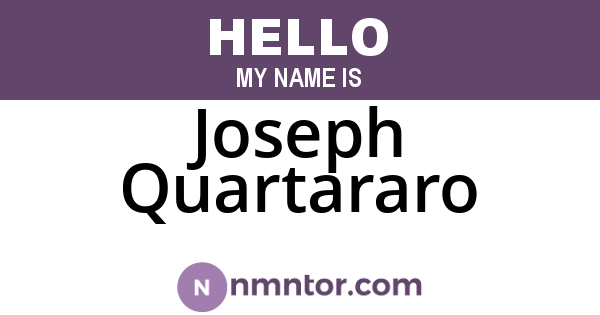 Joseph Quartararo