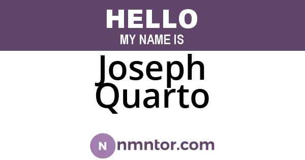 Joseph Quarto