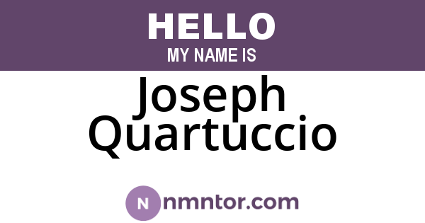 Joseph Quartuccio