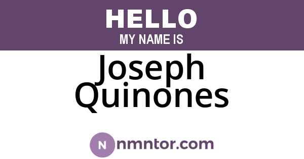 Joseph Quinones