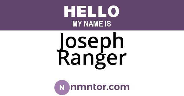 Joseph Ranger