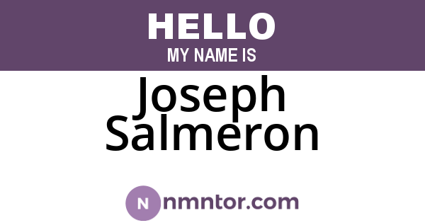 Joseph Salmeron