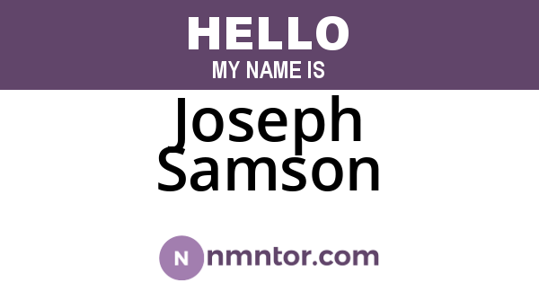 Joseph Samson