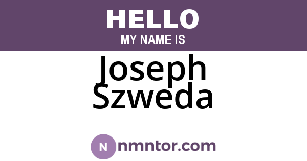 Joseph Szweda