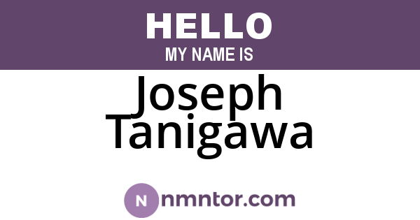 Joseph Tanigawa