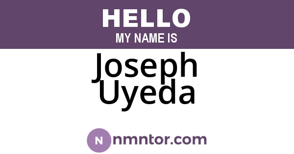 Joseph Uyeda