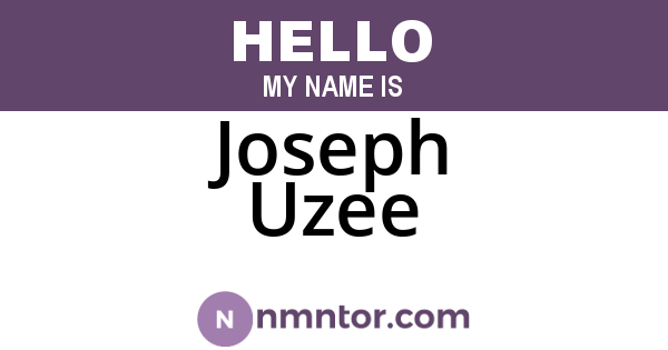 Joseph Uzee
