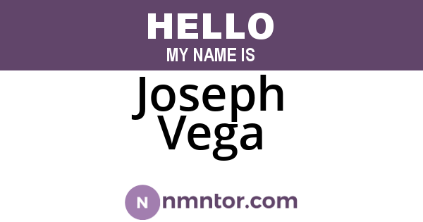 Joseph Vega