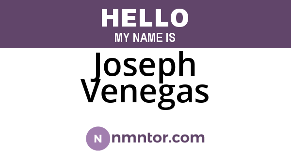 Joseph Venegas