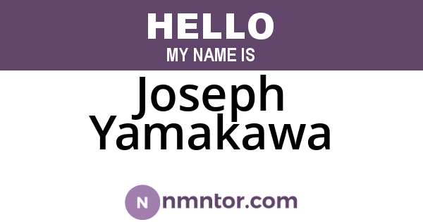 Joseph Yamakawa