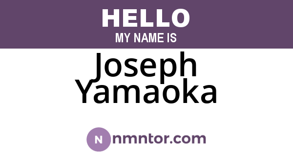 Joseph Yamaoka