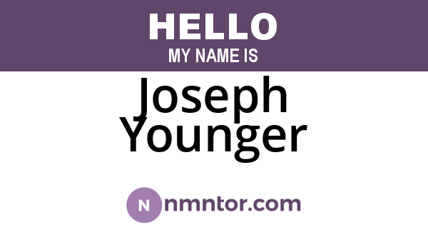 Joseph Younger