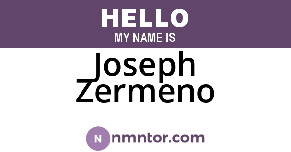Joseph Zermeno