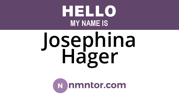 Josephina Hager