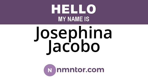 Josephina Jacobo
