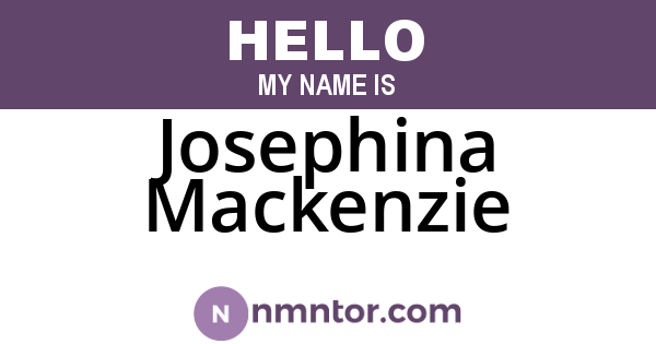 Josephina Mackenzie