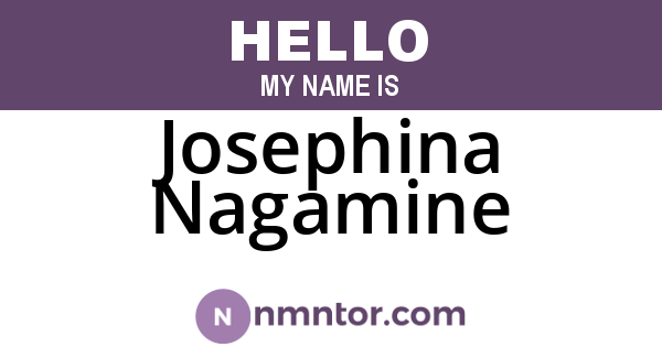 Josephina Nagamine