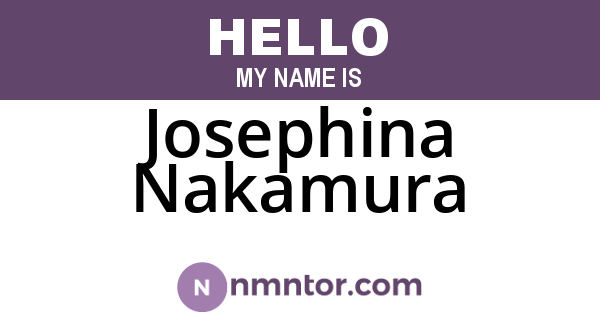 Josephina Nakamura