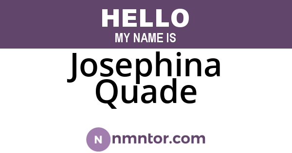 Josephina Quade