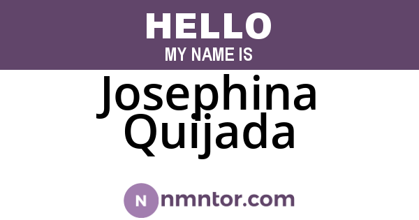 Josephina Quijada