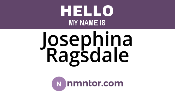 Josephina Ragsdale