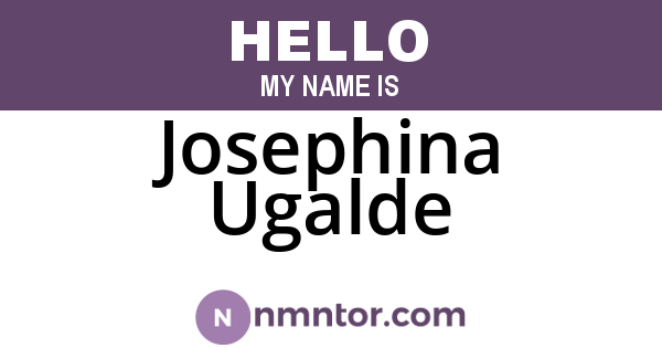 Josephina Ugalde