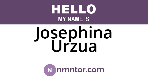 Josephina Urzua
