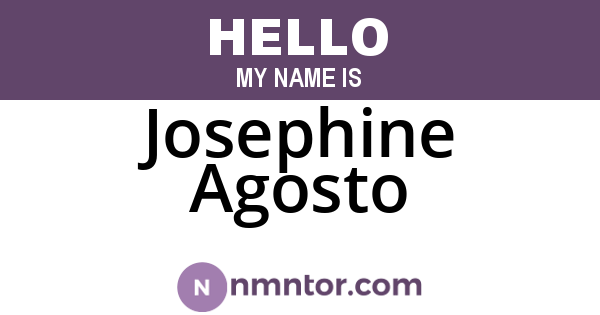 Josephine Agosto