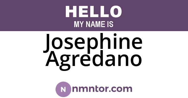 Josephine Agredano
