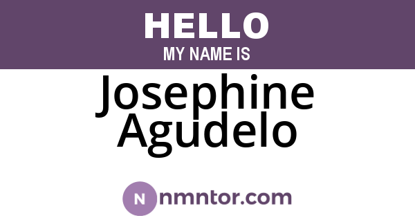 Josephine Agudelo