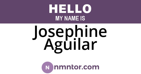 Josephine Aguilar