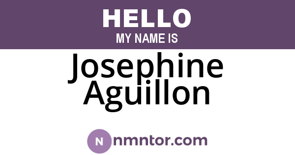 Josephine Aguillon