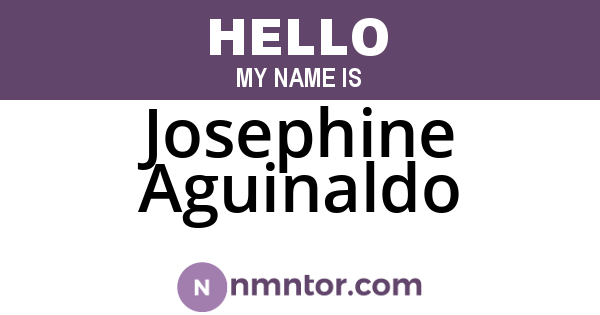Josephine Aguinaldo
