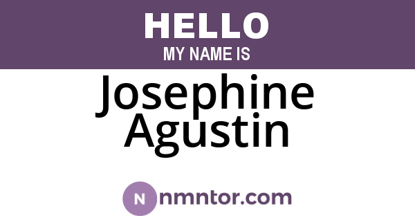 Josephine Agustin