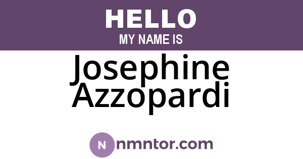 Josephine Azzopardi